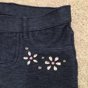 NWT Gymboree girls Jeggings beads size 6